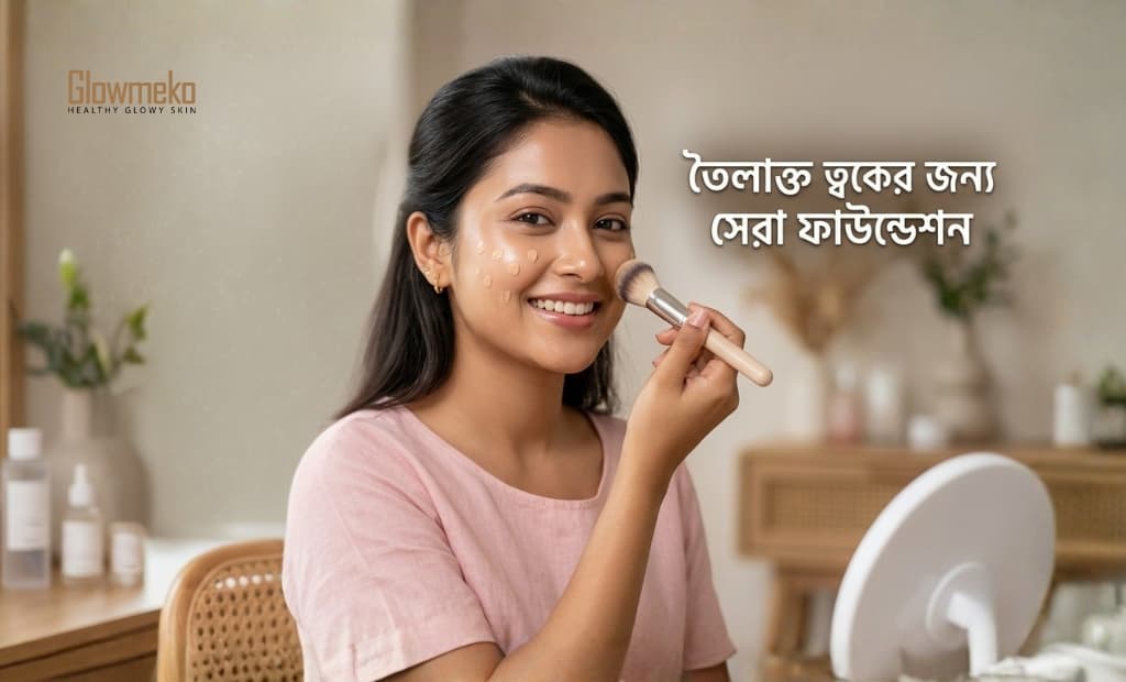 তৈলাক্ত ত্বকের জন্য সেরা ফাউন্ডেশন | Glowmeko Complete Guide